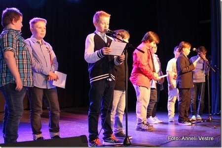 17 mai tale ved skoleelever i 5. klasse